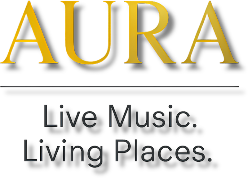 AURA — Live Music · Living Places