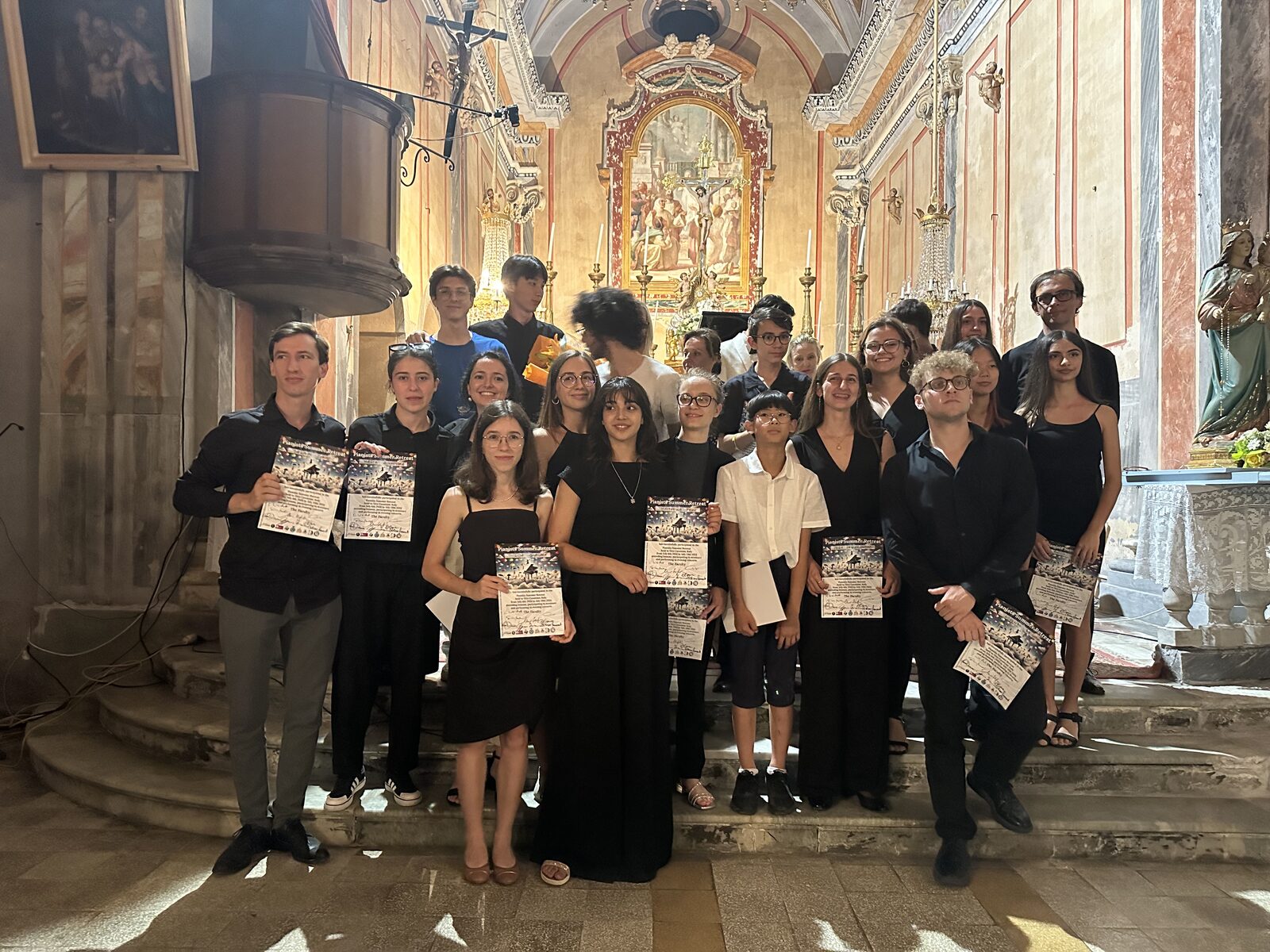 La classe del Pianist Summer Retreat