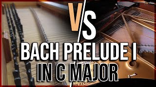 Bach's prelude 1 in C Major — Harpsichord vs piano