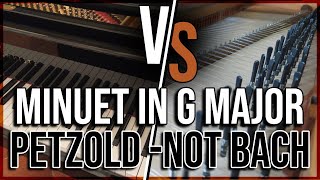 Minuet in G Major by Petzold — Harpsichord vs Piano